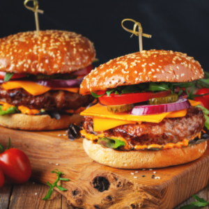 Two Delicious Burgers